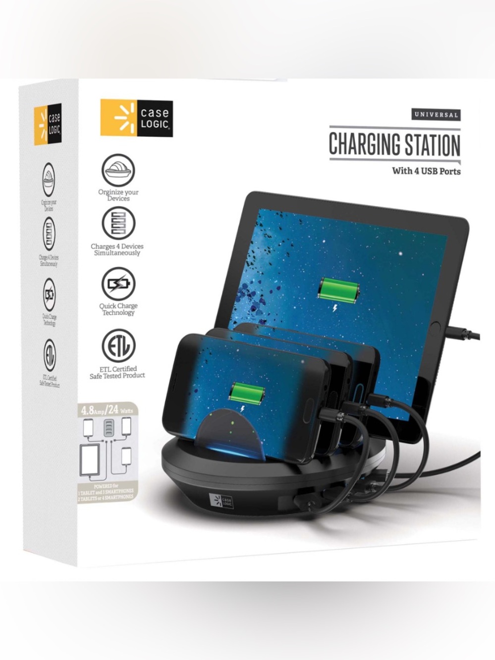 NIB Case Logic Universal Charging Multi Device Charging Station